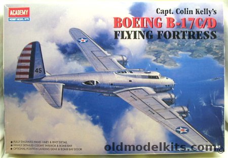 Academy 1/72 Boeing B-17C / B-17D - Captain Colin Kelly Flying Fortress, 2150 plastic model kit